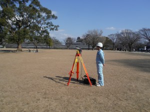 測量1GNSSによるスタテック観測